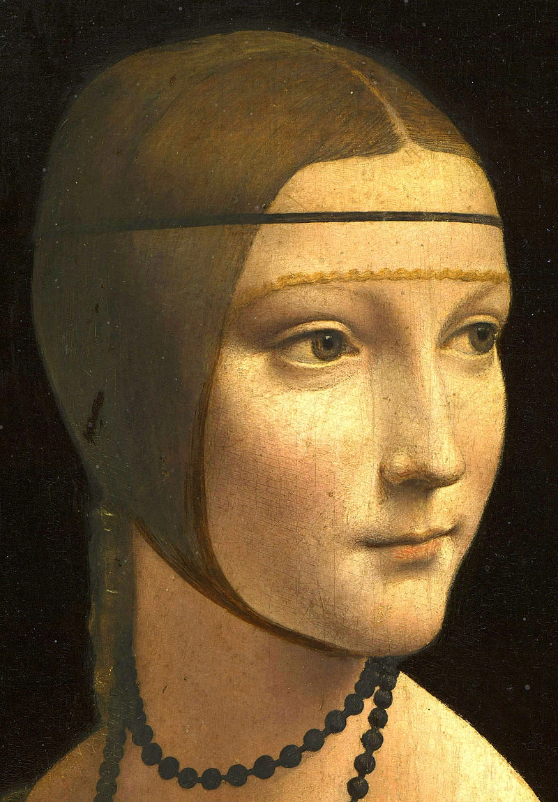 121-Ritratto di Cecilia Gallerani-Czartoryski Museum, Cracow - dettaglio